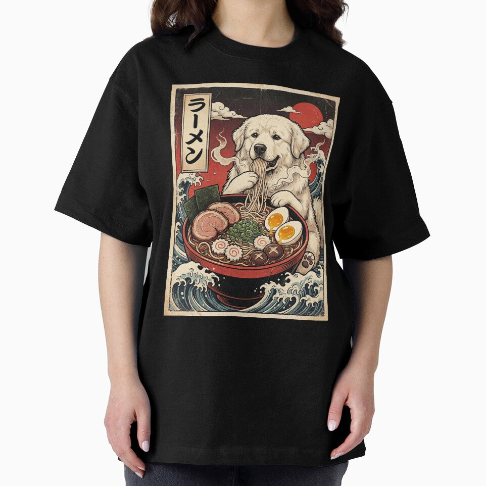 Vintage Great Pyrenees Ramen Japanese Kawaii Anime Dog Lover by TerryConnells