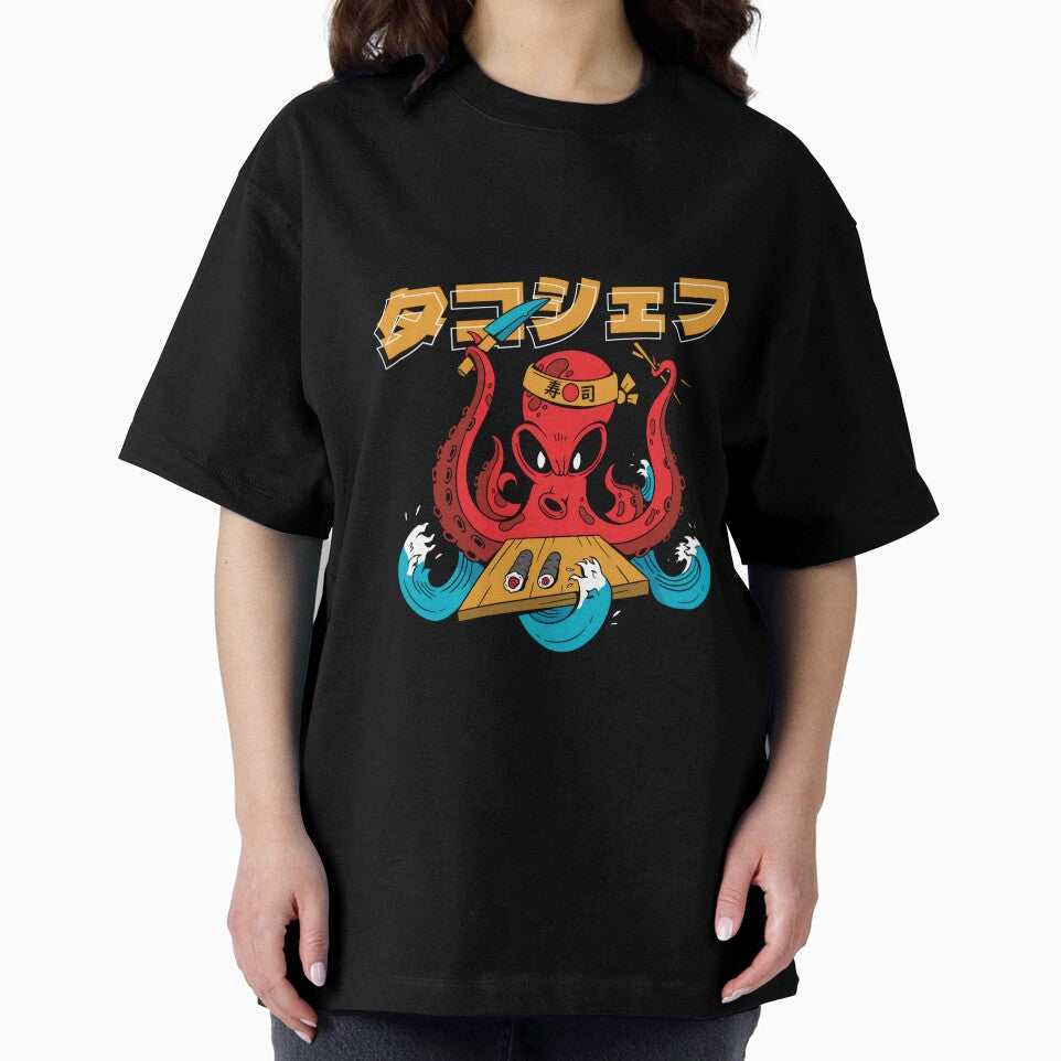 Octopus Chef Sushi Japanese Food Anime Japan Art by StephanieSBeama