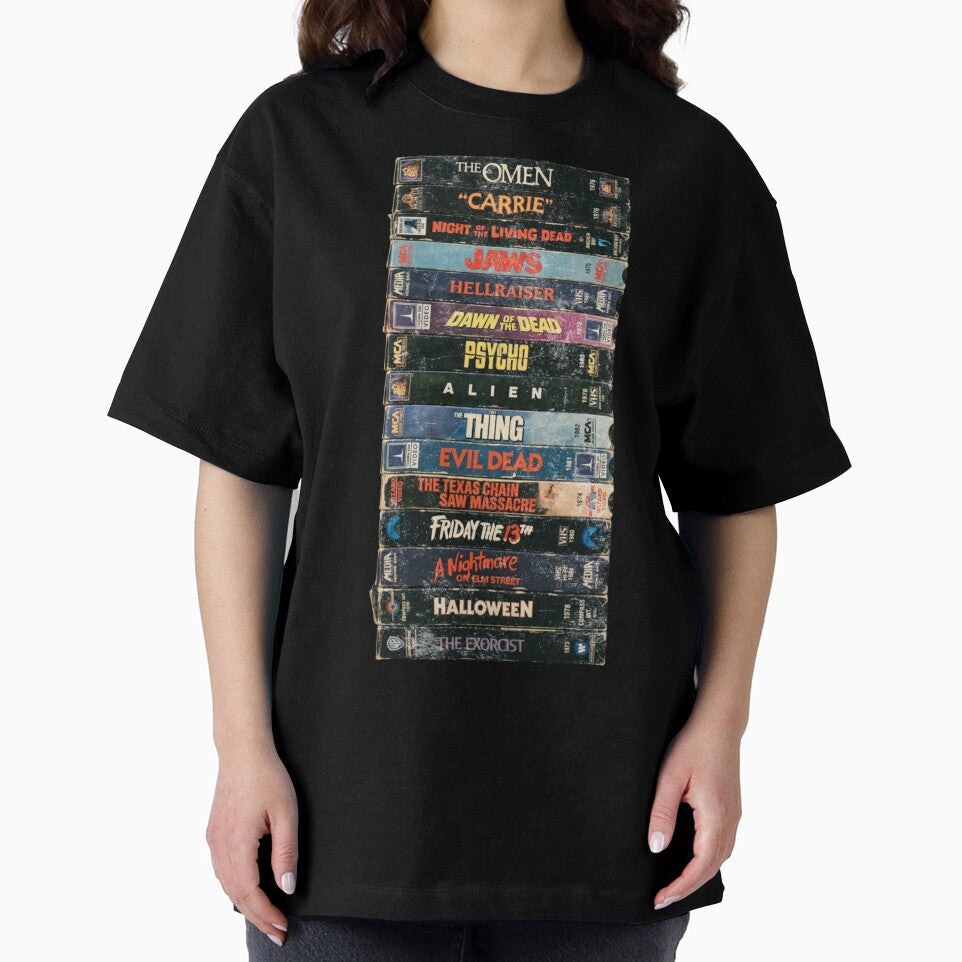 Horror Movie VHS Stack by codeEapparel