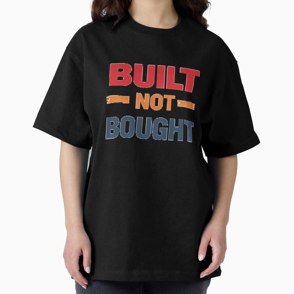 Built Not Bought Gym Motivation Quote by MoodThread