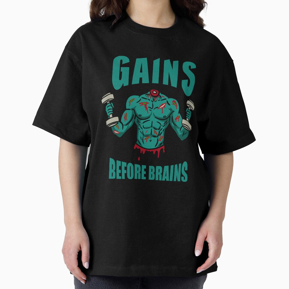 Gains Before Brains by byebyesally