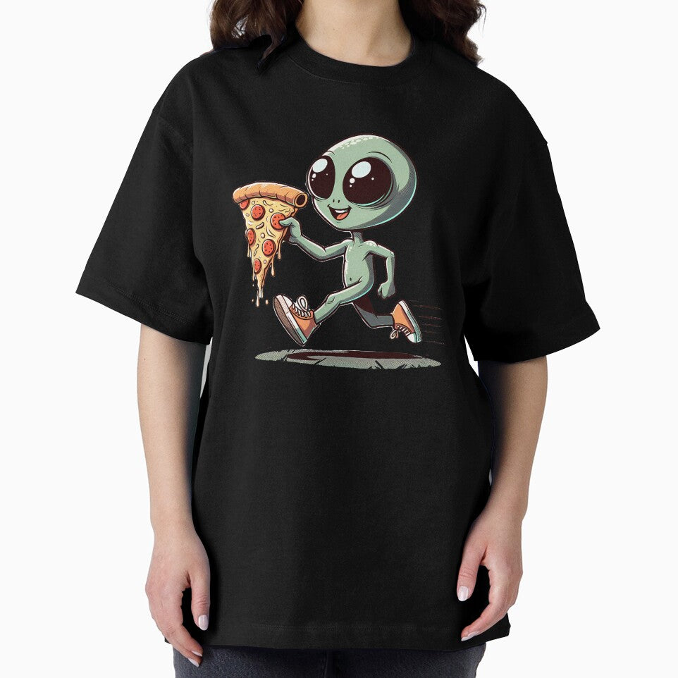 Funny Alien Pizza Lover by Logiamerch