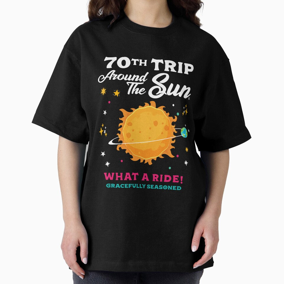 70th Trip Around the Sun 70th Birthday Celebration by Uppercase Tees