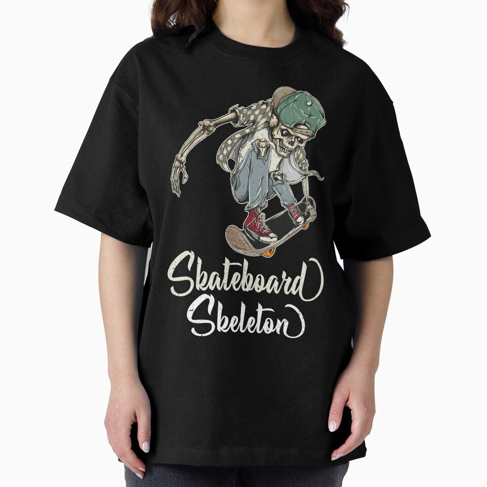 Skateboard Skeleton Classic T-Shirt, Forever Skate Style, Best Friend Shirt, Best Friend Gifts by Ristinga