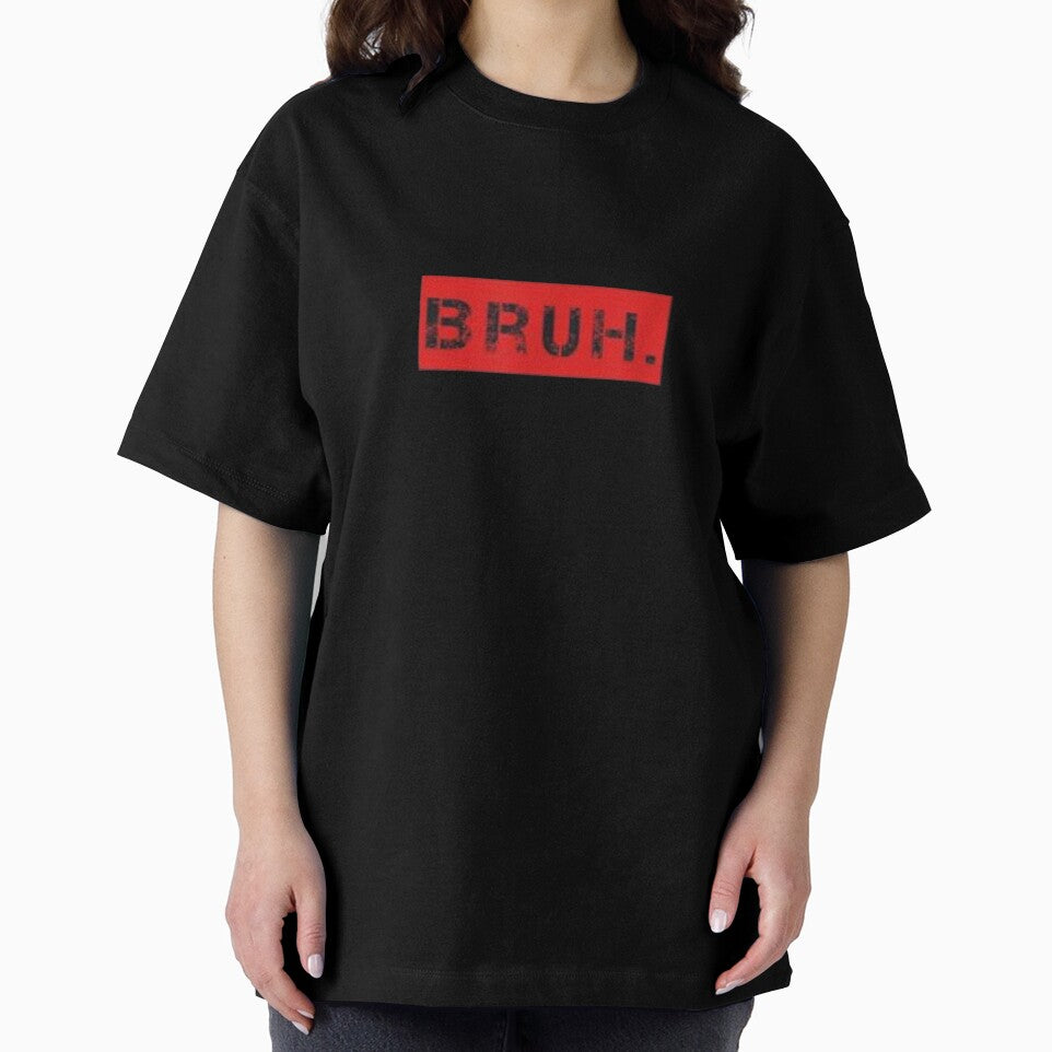 Bruh Meme Funny Saying Brother Greeting Teens Boys Men Short Sleeve by Allaouitige4