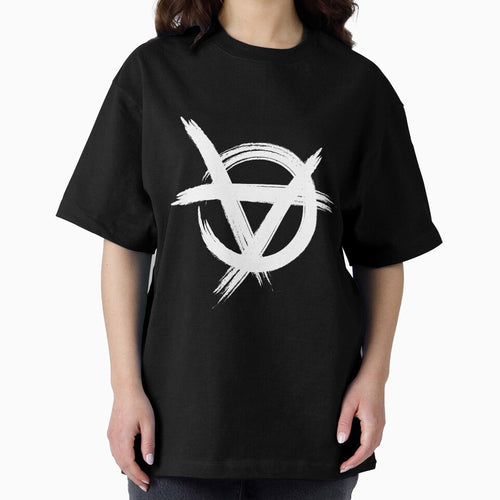 Anarchy Symbol White inspired by Vetements by MadeInR
