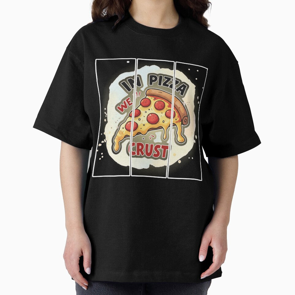 Funny Foodie Design- Cheesy Pizza Slice Illustration - Pepperoni Pizza by PriyaMagic