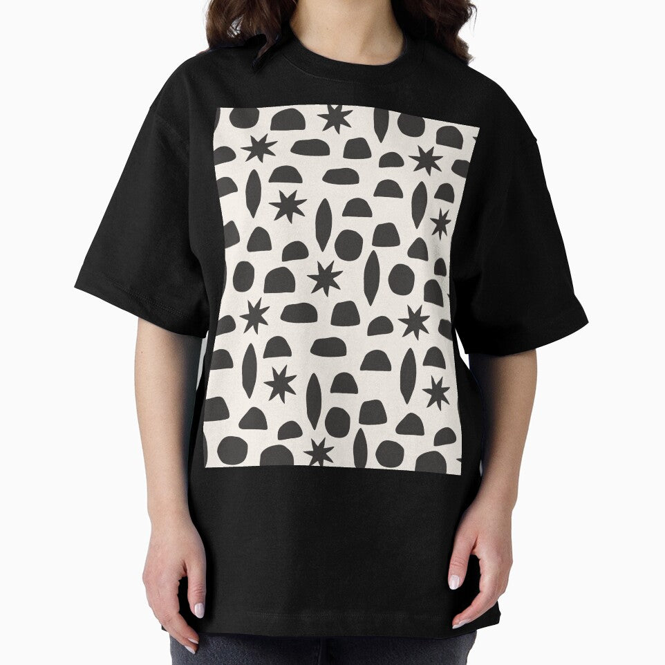 BOHO HENRI MATISSE CHARCOAL BLACK ON CREAM by blomastudios