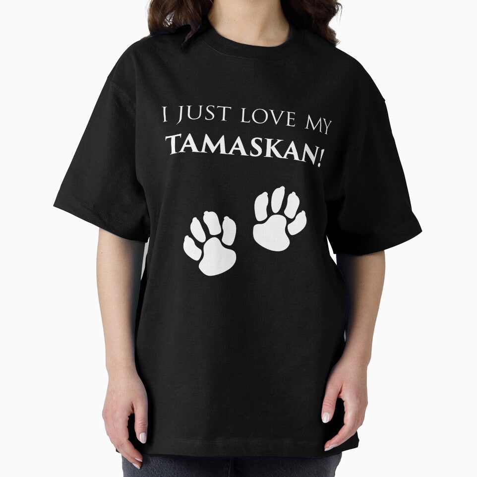 I Just Love Tamaskan Owner Motif Paw Design Gift by InesK-Design