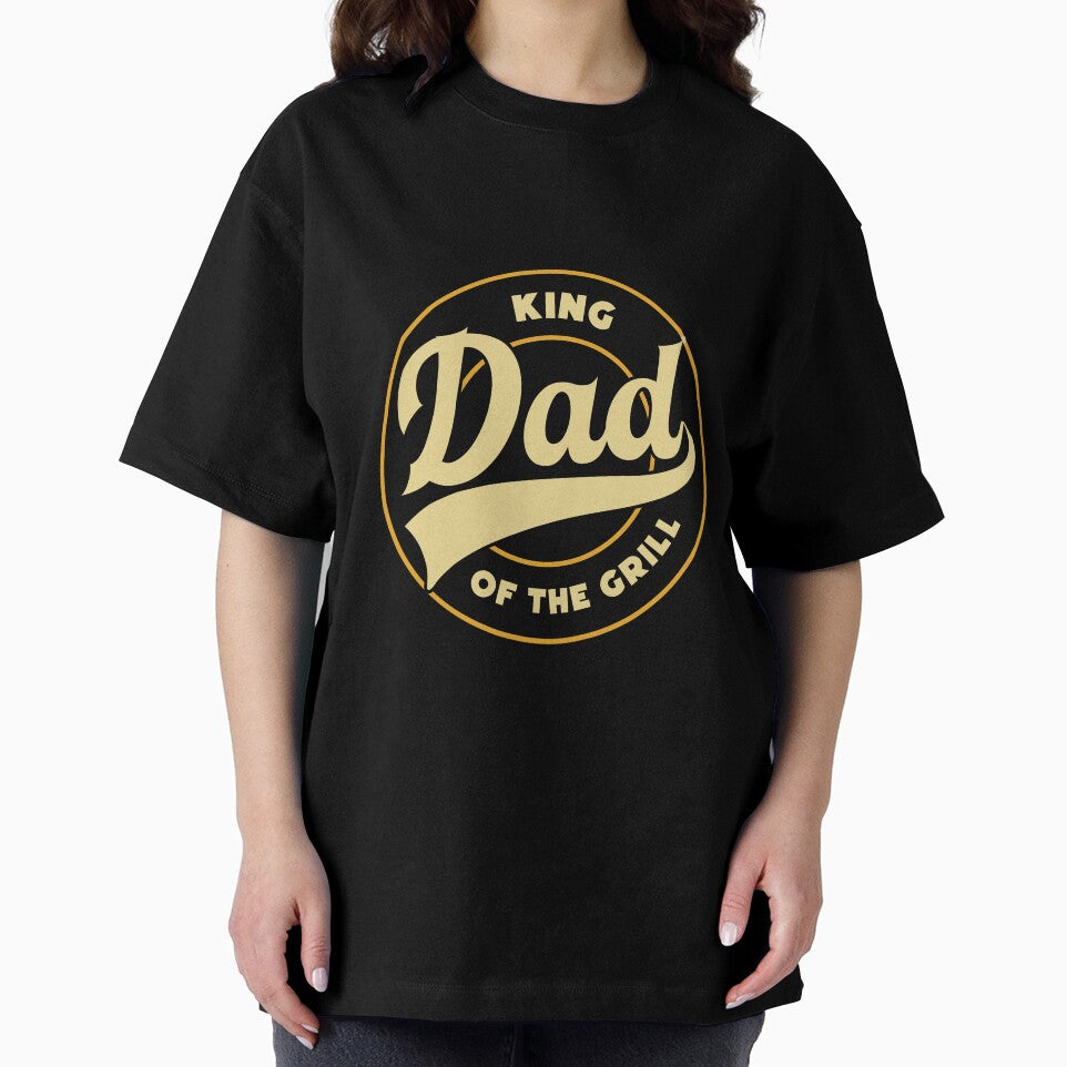DAD king of the grill dad jokes funny fathers day papa pops birthday by w1ckerman