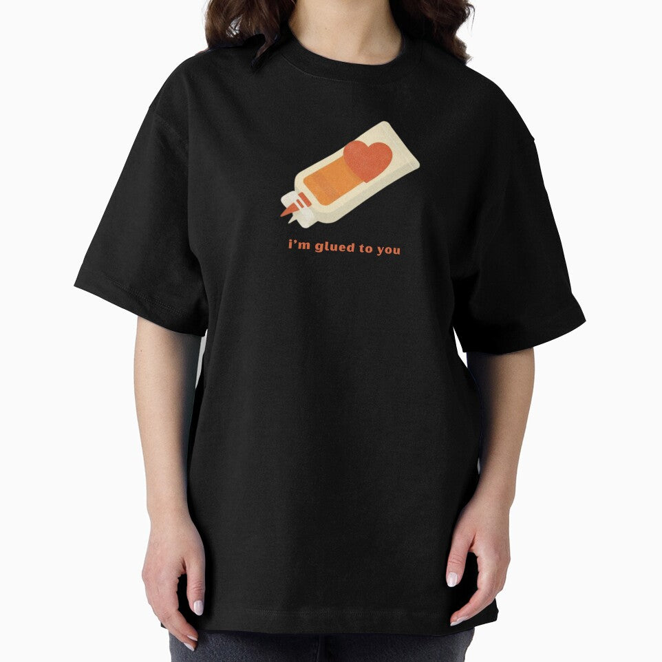 I’m Glued To You - Cute Pun | TeeHee Puns Funny Design by TeeHee Puns