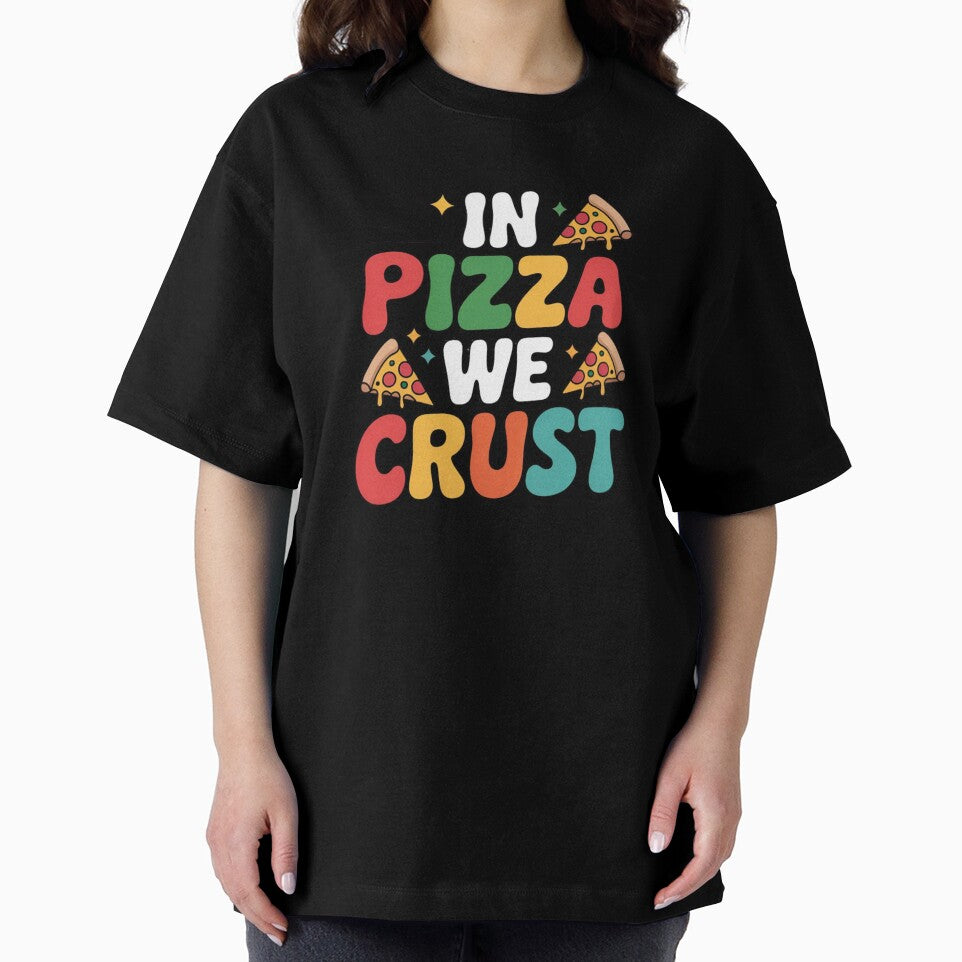 In Pizza We Crust Funny Italian Food Pun Slice Humor Style by MagicSD Designs