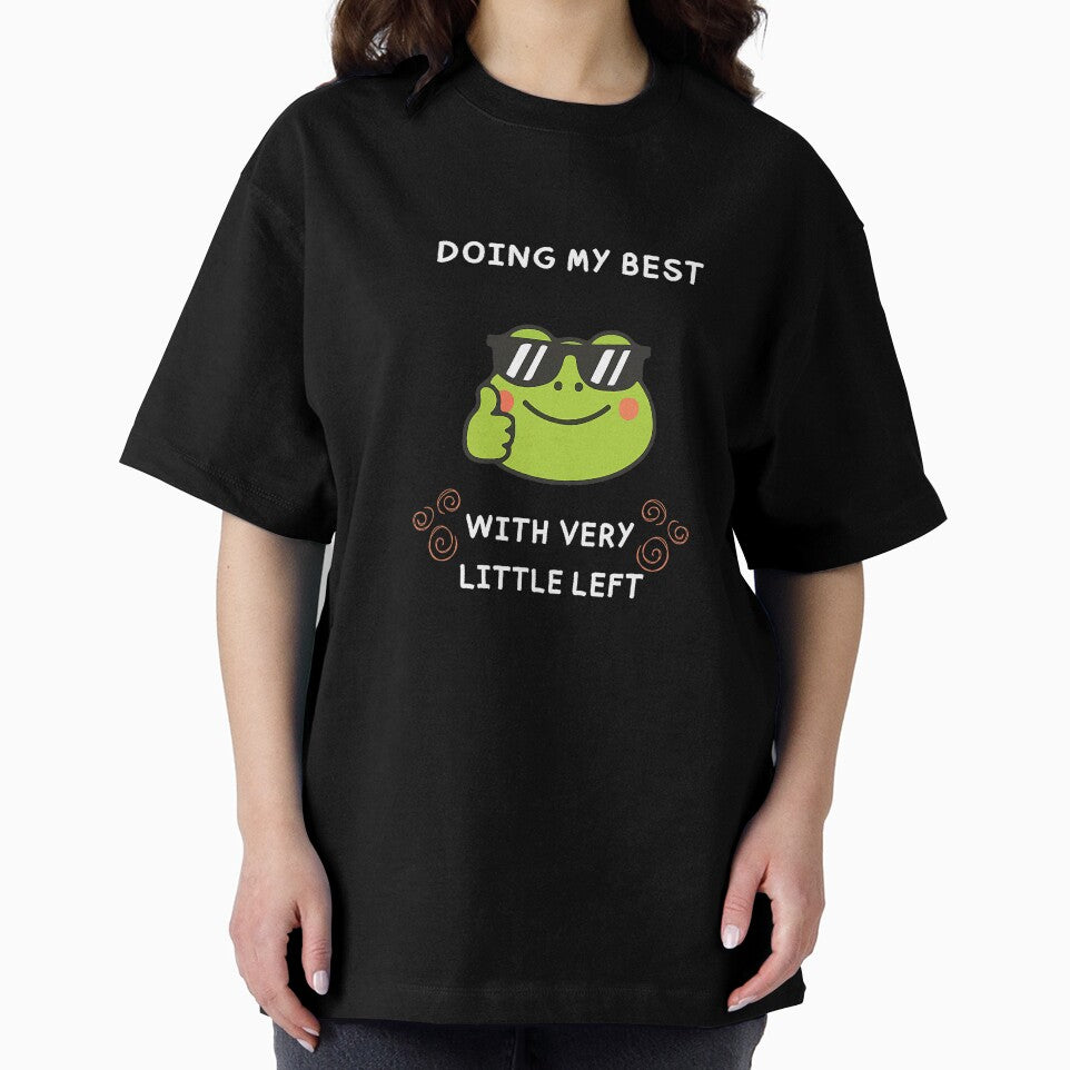 Doing My Best with Very Little Left Emotionally Tired Premium Tri-Blend T-Shirt by KTY-NUSS