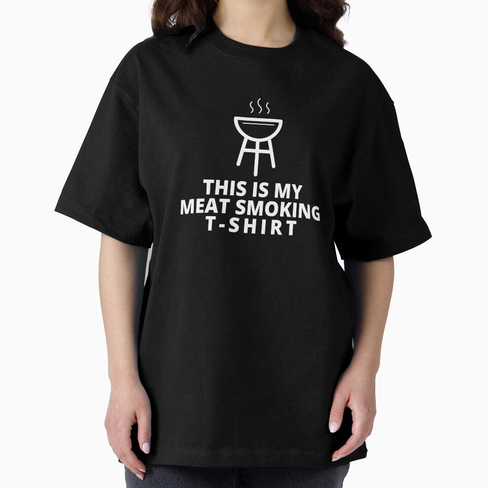 Funny This is My Meat Smoking T Shirt by Paper Hearteu