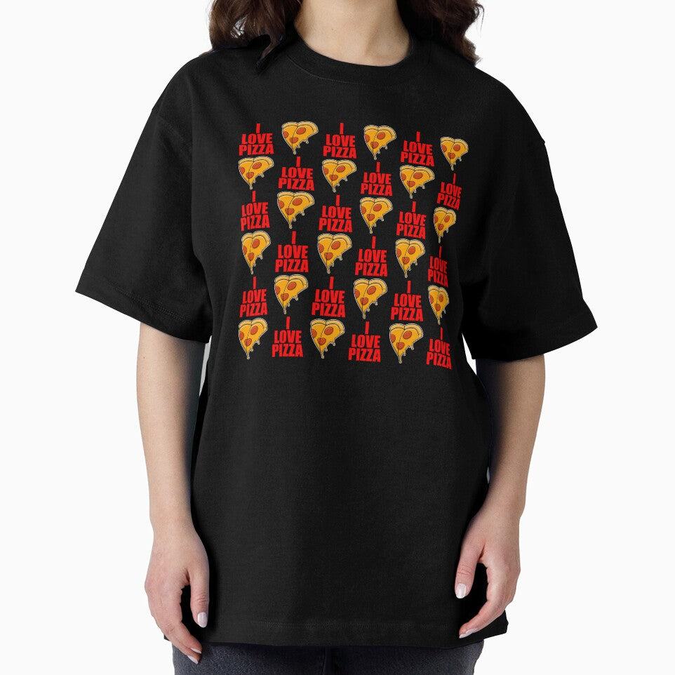 I Love Pizza - Funny Pizza Pattern Design by Cameronckjc