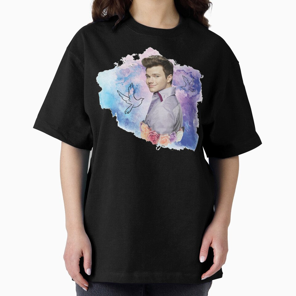 Glee Kurt Hummel Watercolour Long Sleeve T-Shirt by SergejScholz
