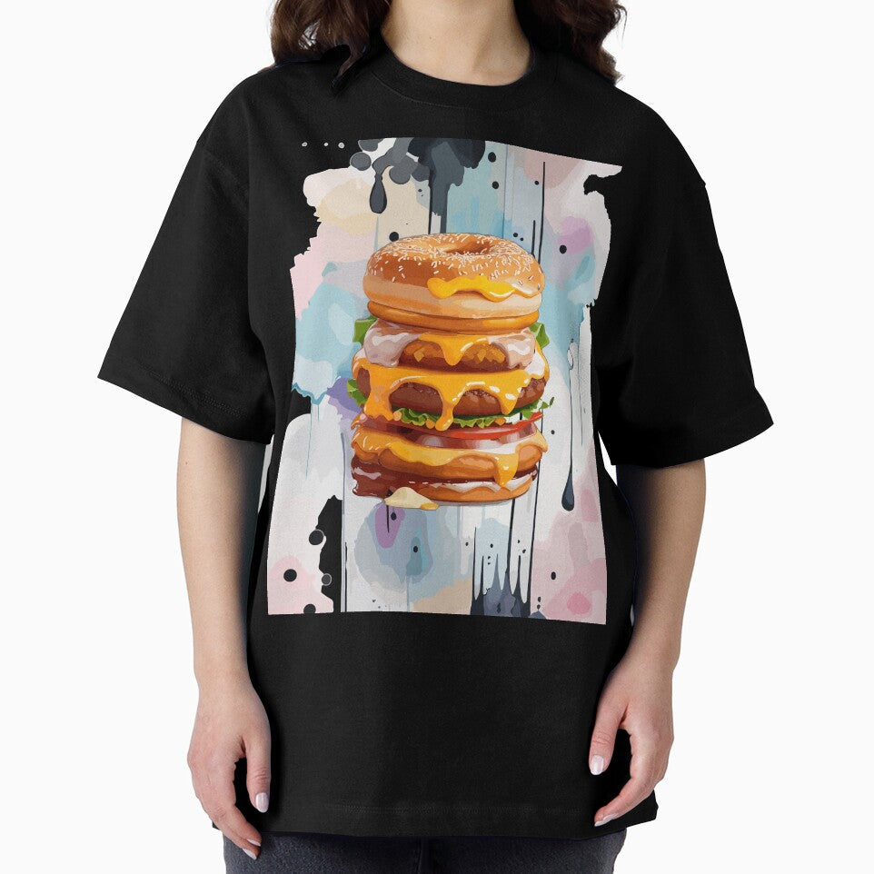 Double Donut Burger - Fast Food Favorite by FridPix
