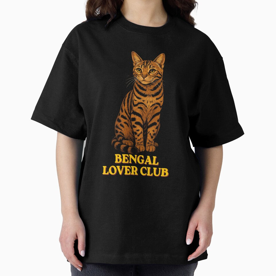 Bengal Cat Lover Club Exotic Spotted Cat Pet Lover Shirt by GigaFactory