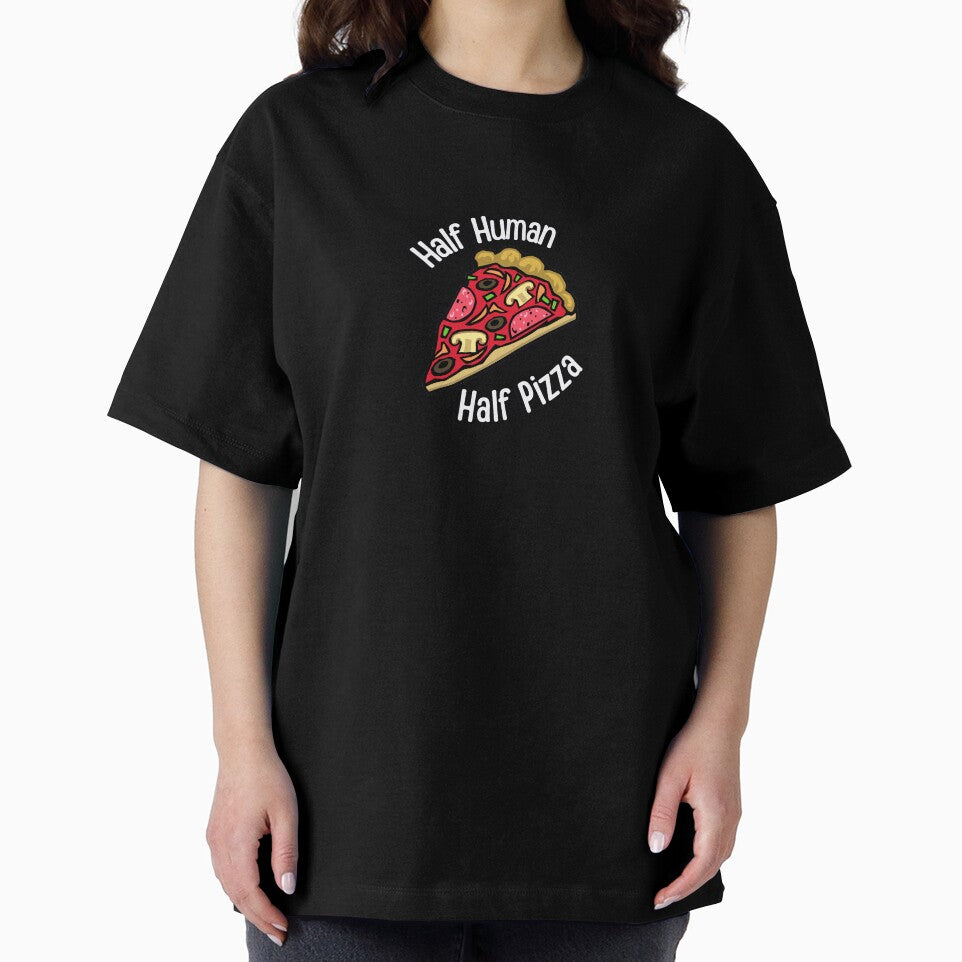 Half Human Half Pizza Design by tiredandbored