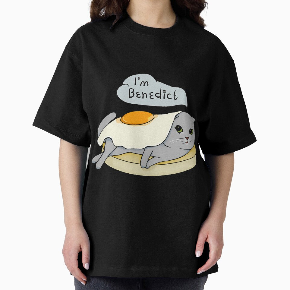Cat Eggs Benedict Food Pun by hdukiyxgb46