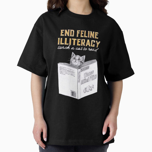 "End Feline Illiteracy. Teach a Cat to Read." by artichokes