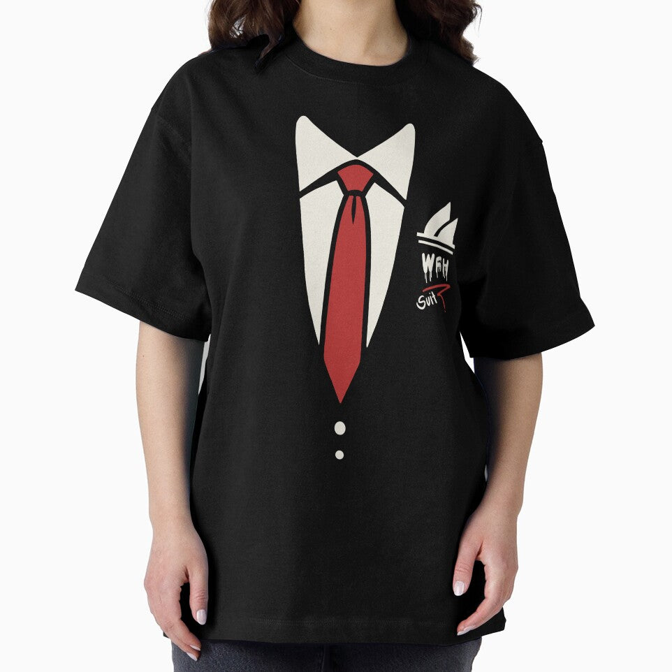 WFH Suit – Work From Home Business Shirt and Tie Funny Design by Gawii