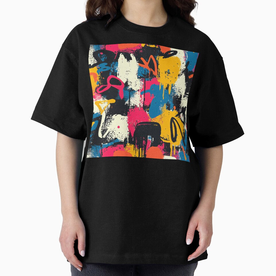 Grunge Urban Street Art Colorful Abstract Designs Mural by DEC02
