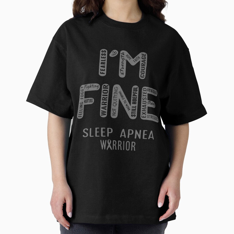 Sleep Apnea Warrior - I Am FINE, Support Sleep Apnea Warrior Support Gifts by RidnerStore