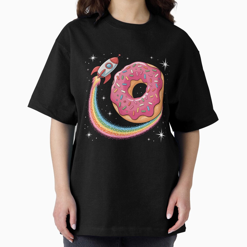 Space Donut Day Rocket Rainbow Planet Galaxy Kids Boys Girls by clothesy7