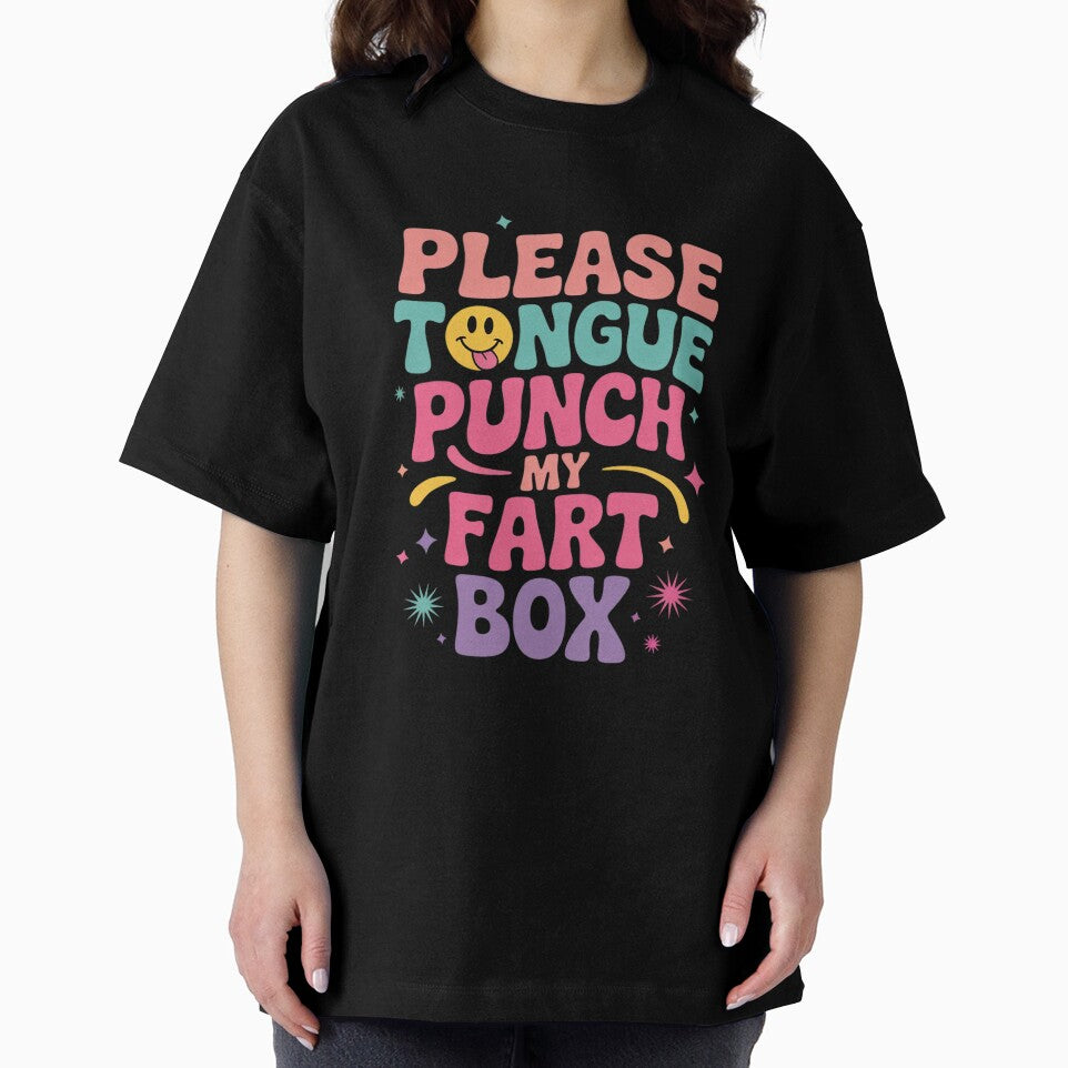 Please Tongue Punch My Fart Box Funny Inappropriate by RuthGAArt