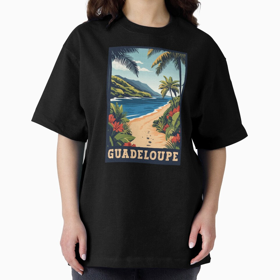 Discover the Island Beauty of Guadeloupe - Vintage Travel Art by turtlestart