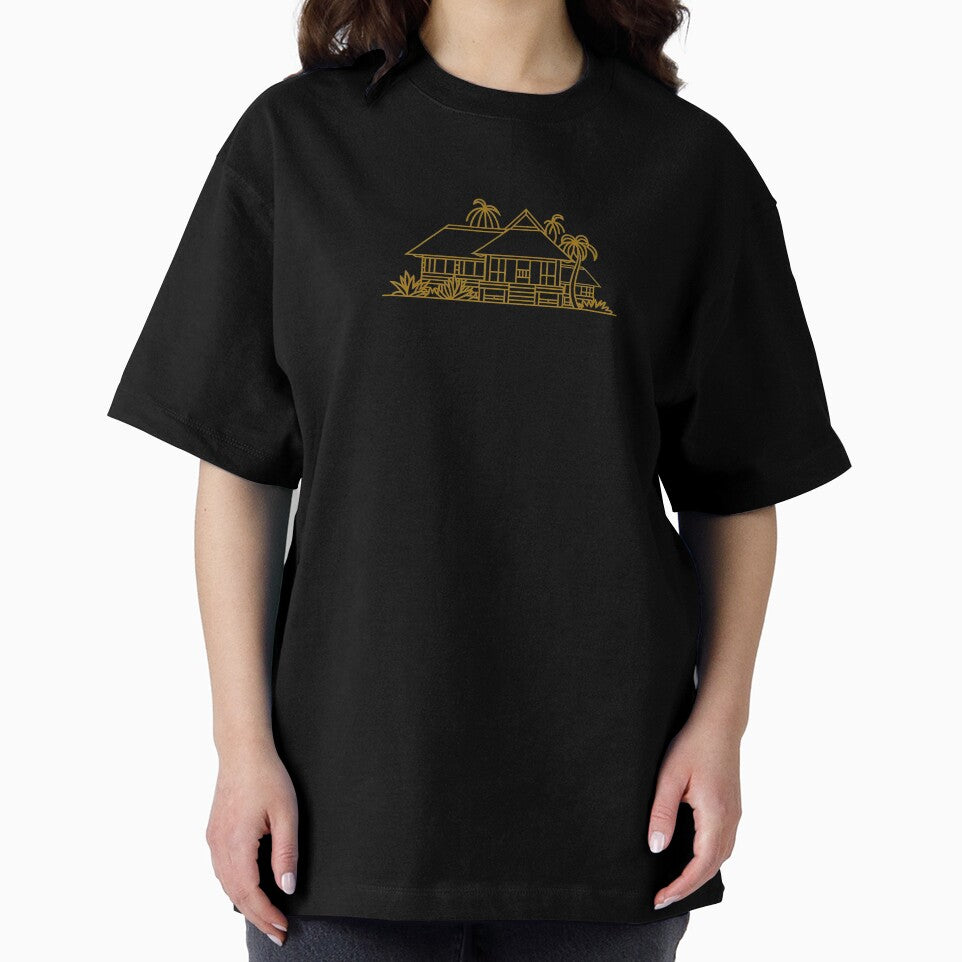 Traditional Indonesian House Silhouette – Minimalist Nusantara Heritage Design by maseno