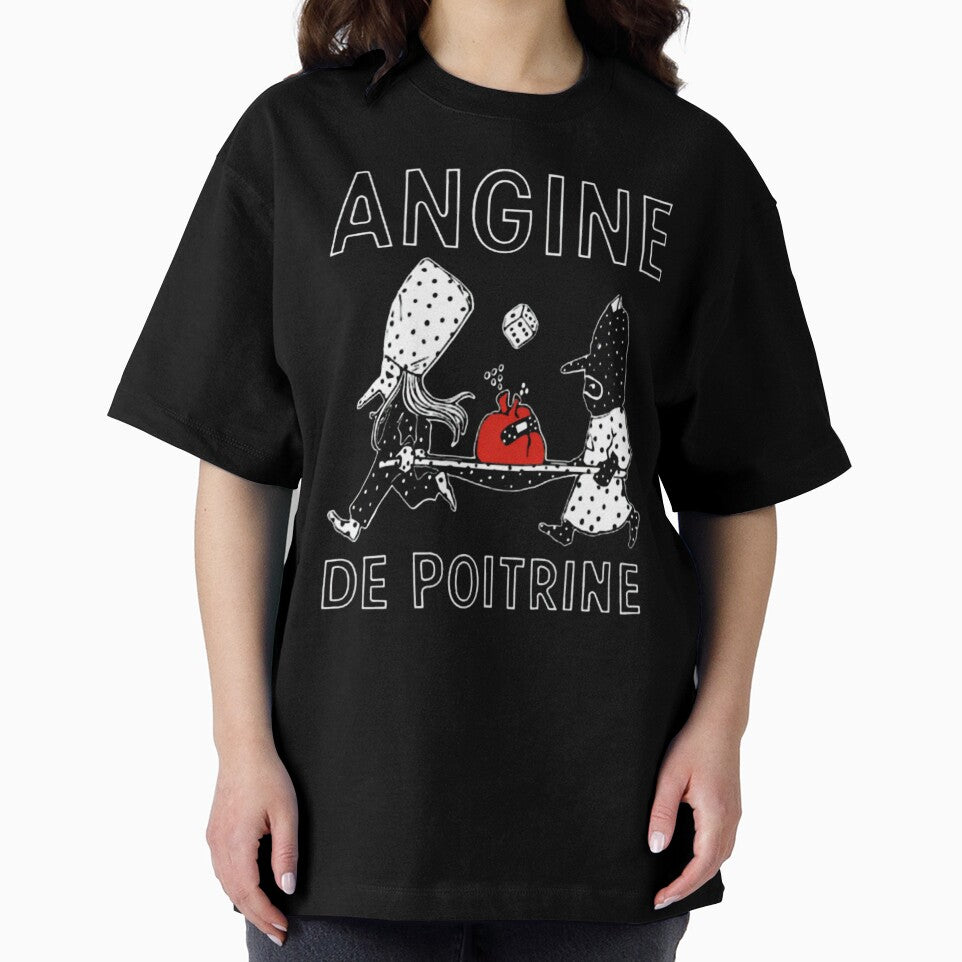 Angine De Poitrine Dark Humor Medical Illustration Design by GladnessPrints