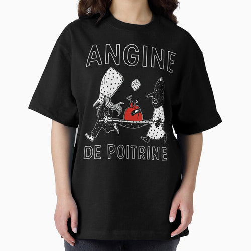 Angine De Poitrine Dark Humor Medical Illustration Design by GladnessPrints
