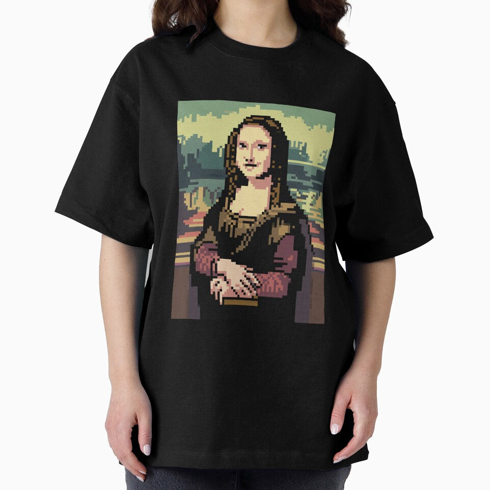 Pixel Art Mona Lisa by Enea Kelo