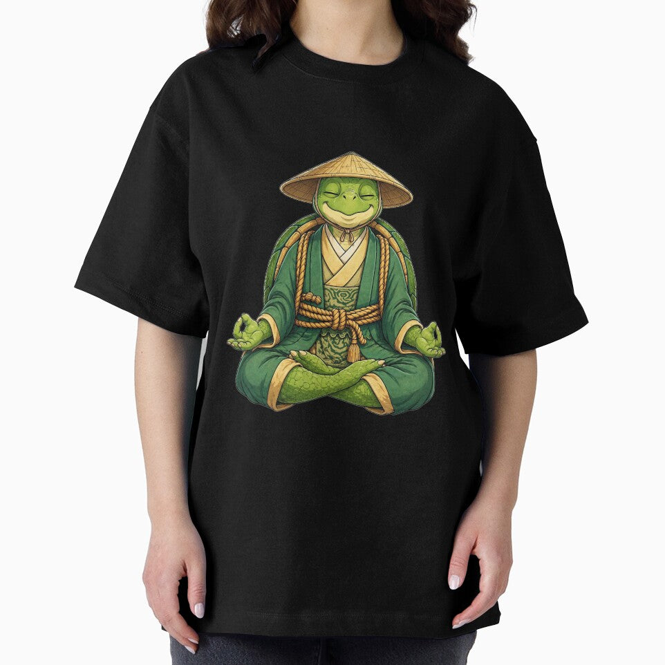 lazy turtle doing Meditation by Threadnovax