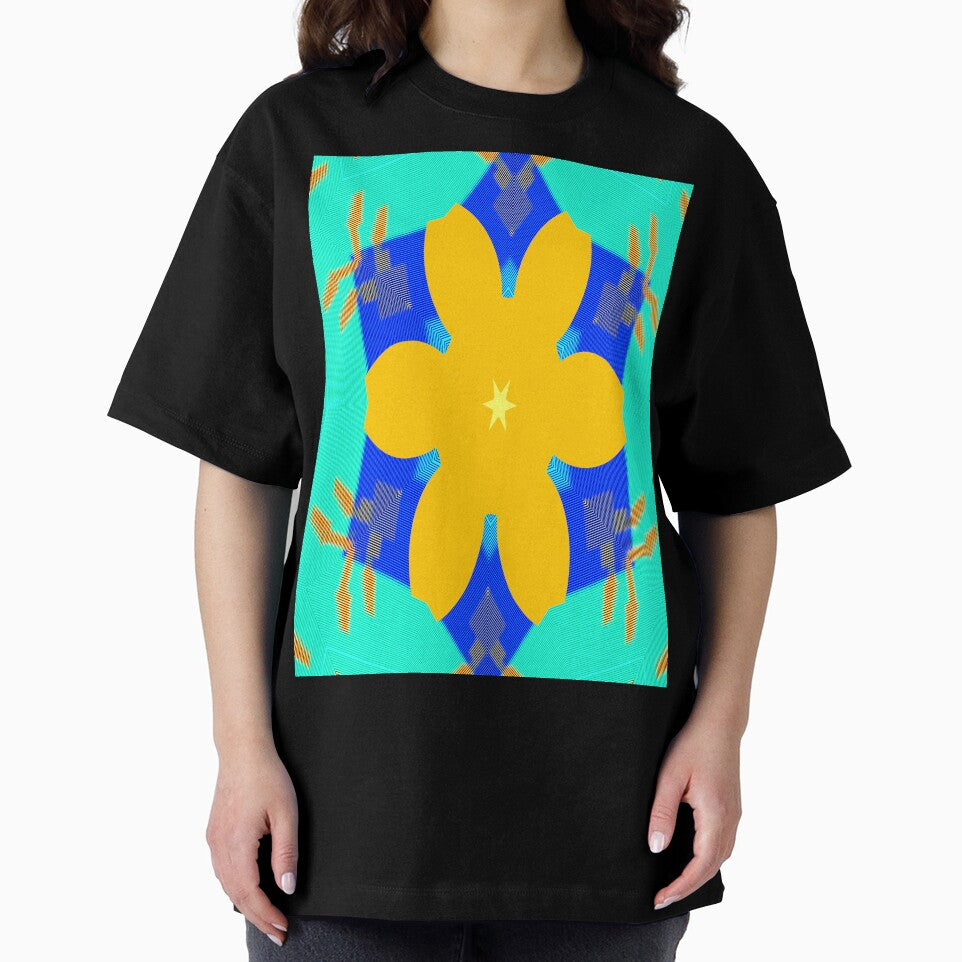Vibrant music abstract geometric minimalist guitar exotic summer blue - sunny gift for guitarists musicians and minimalist music and guitar lover by Ralek
