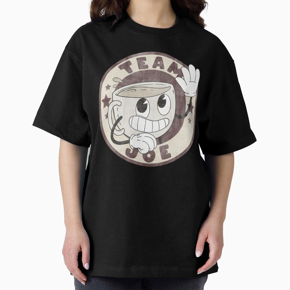 Team Joe Cartoon Coffee Badge by JackalopeCove