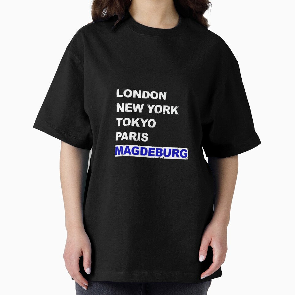 Magdeburg City Football Fan New York London Tokyo Paris City Premium by MollyLYork