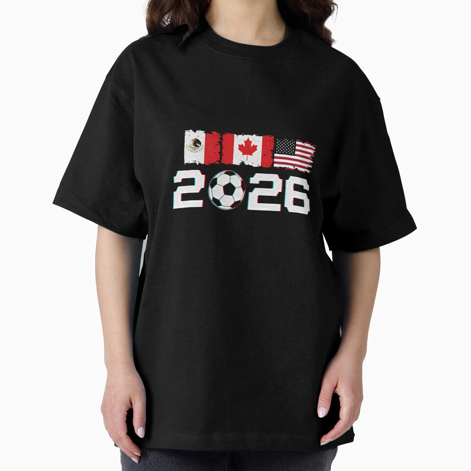 Glitched United 2026 Cup - North America Emblem Part 2 T-Shirt_82924673 by rattiya2009