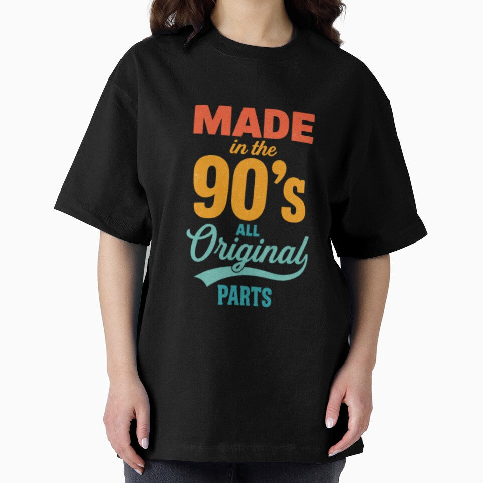 Made in the 90s All Original Parts | Retro 90s Birthday Graphic by HBDStudio