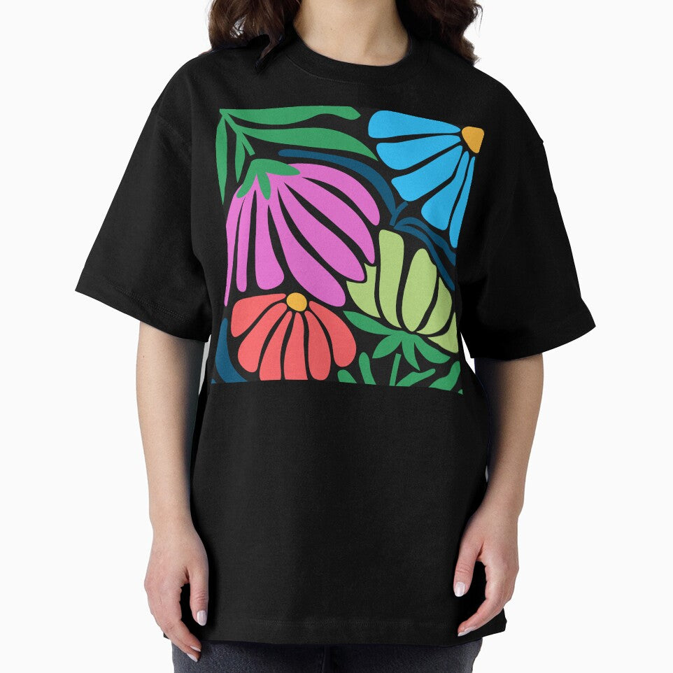 Boho Abstract Colorful Flowers And Leaves Art Designs by DEC02