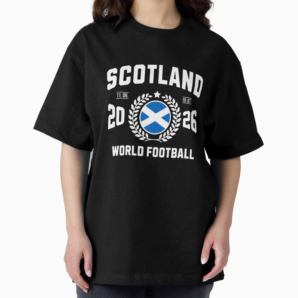 Scotland Football Supporter 2026 Badge Design T-Shirt_83900310 by MigueldeO5