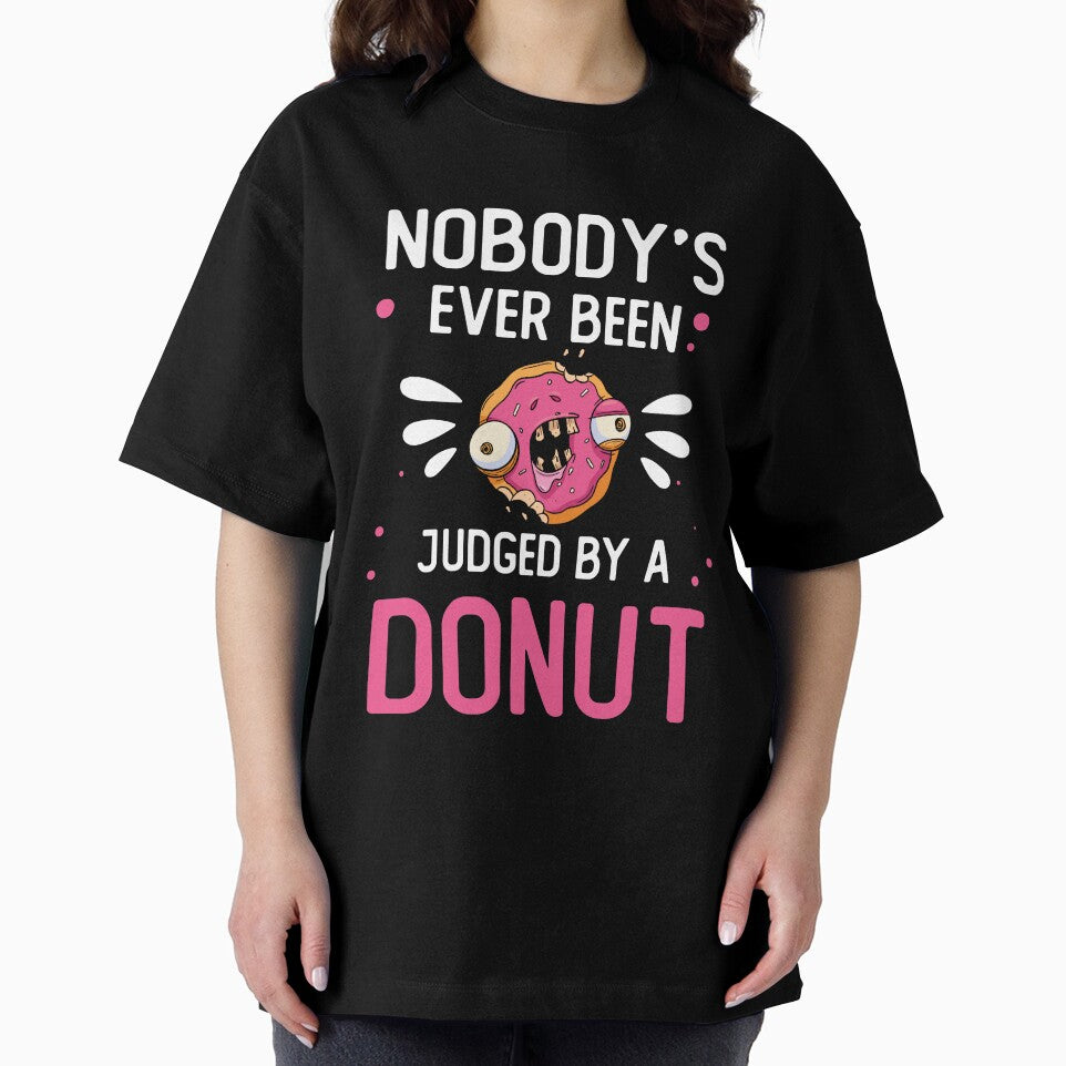 Junk Food Nobody’s Ever Been Judged By A Donut Funny Foodie by MagicSD Designs
