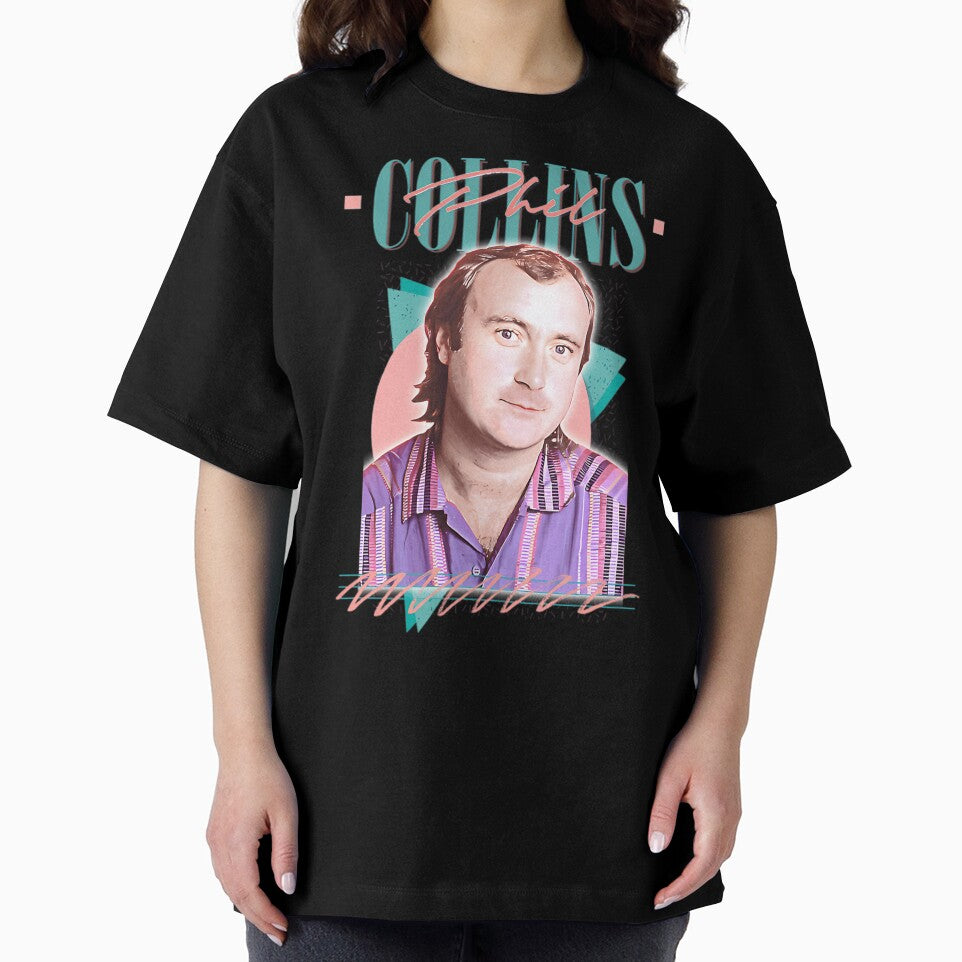 Phil Collins  Retro 80S Aesthetic Fan Design by Artistic Vibes Art