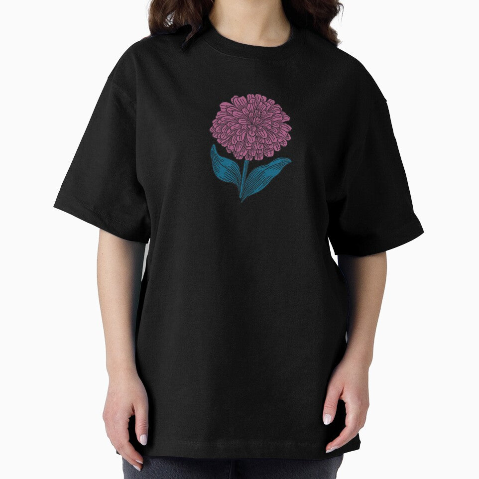 Single Dark Pink Flower by HappyLifeCreate