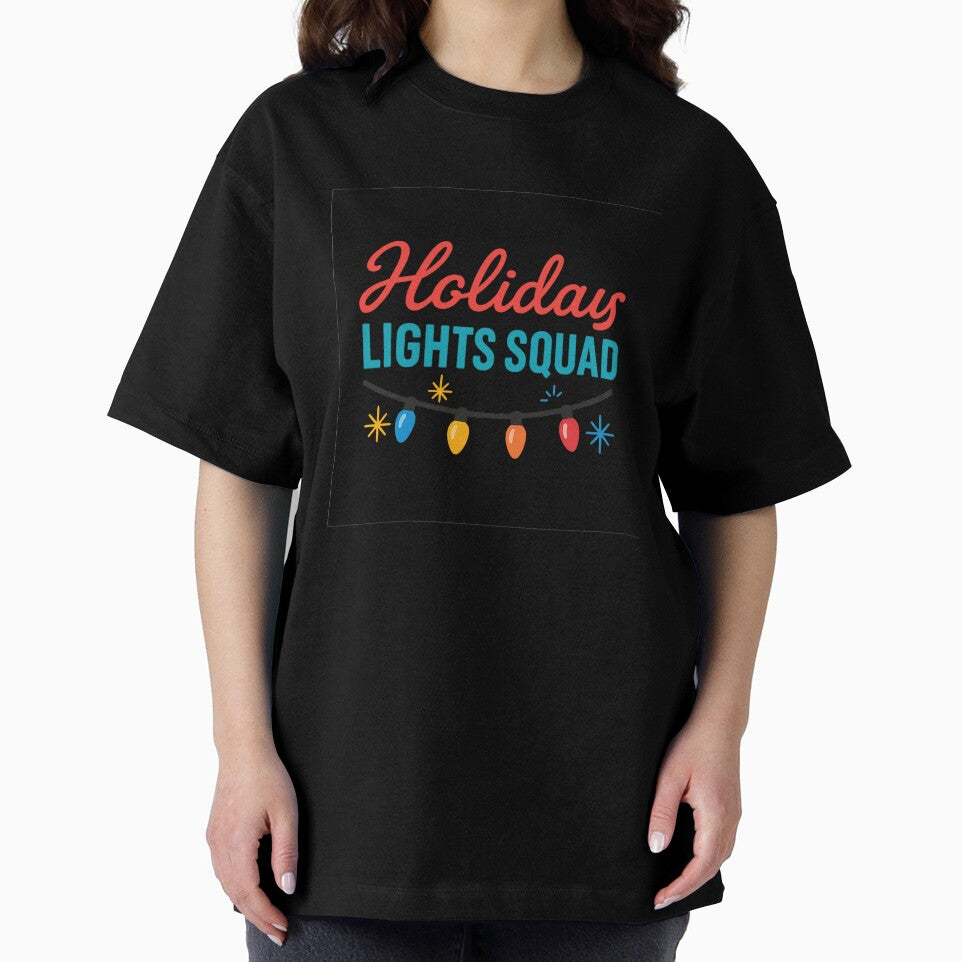 Holiday Lights Squad – Festive Christmas String Lights Design by DailyDrivesct