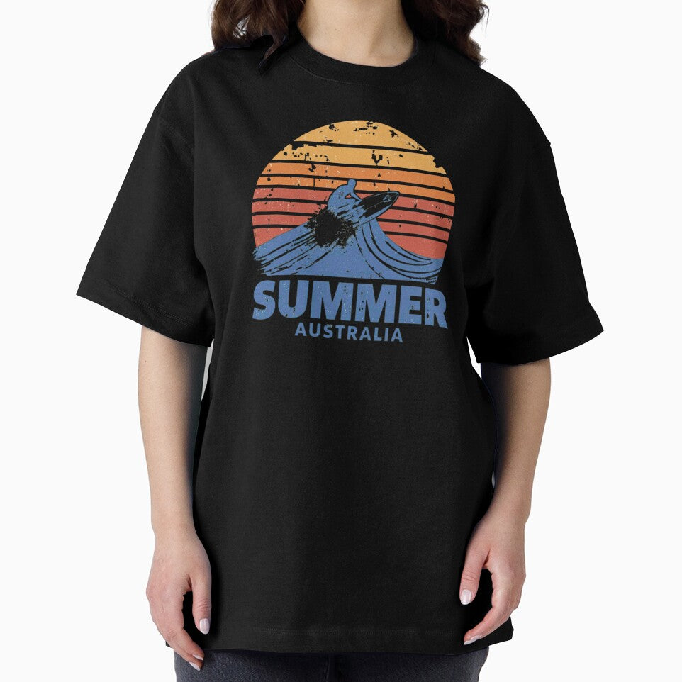 Summer Australia Surfing Australia: The Ultimate Guide for Beginners and Pros, Gifts for Surf Girls and Surf Boys T-shirt by MalwasBasket