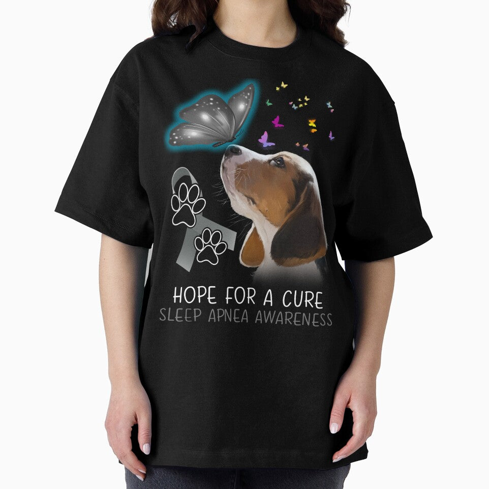 Beagle Hope For A Cure Sleep Apnea Awareness by Grooffos