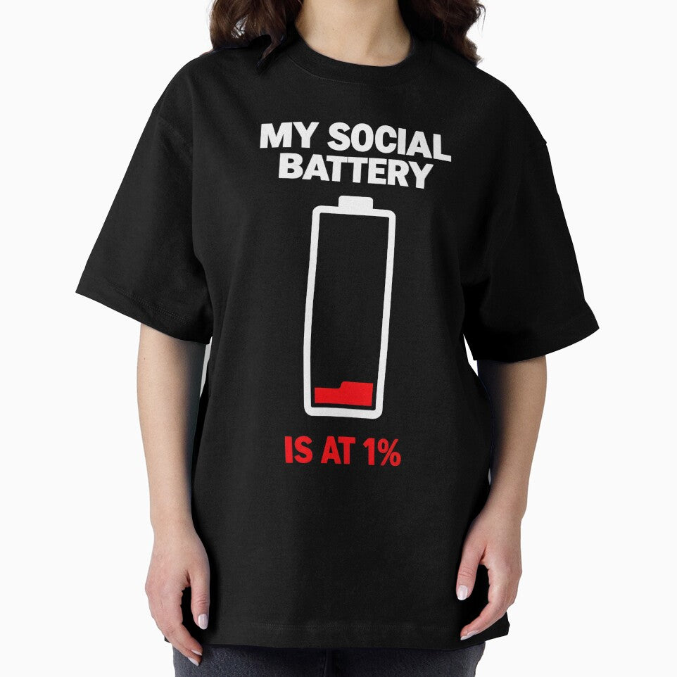 My Social Battery Is At 1% by Stikaro